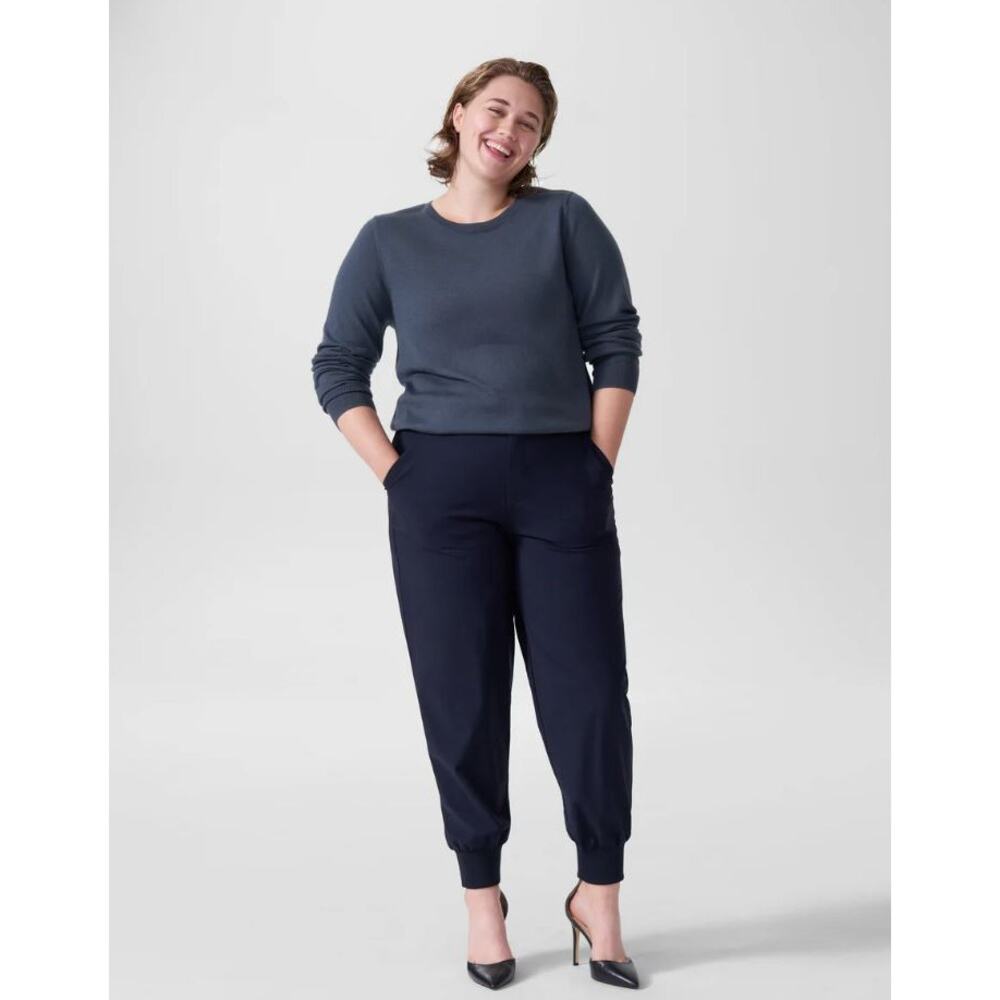 NWT Universal Standard Minton Wool Suiting Jogger Pants Navy Blue Women's 12